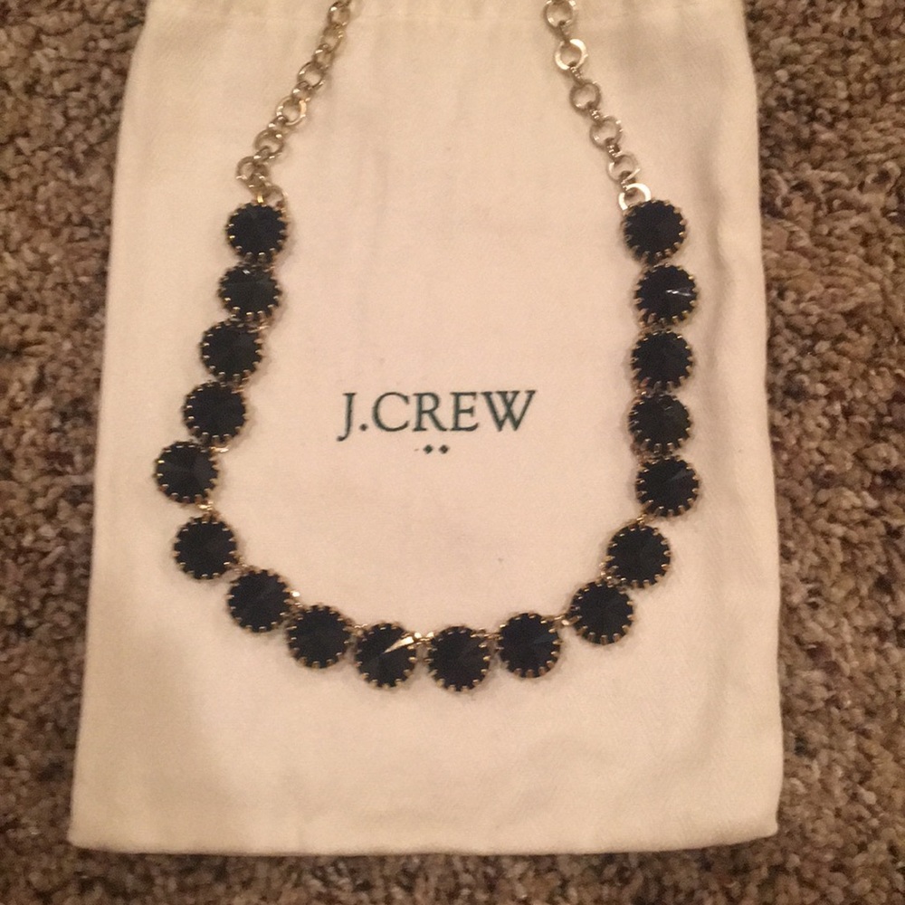 J Crew Navy Necklace